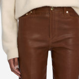 FRAME - Le Slim Palazzo Leather -- Cedar