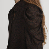 FRAME - The Leopard Gillian Top -- Leopard