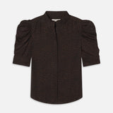FRAME - The Leopard Gillian Top -- Leopard