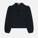 FRAME - The Long Sleeve Sailor Blouse -- Navy