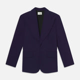 FRAME - The Peak Lapel Blazer -- Royal Purple