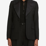 FRAME - The Peak Lapel Blazer -- Black