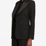 FRAME - The Peak Lapel Blazer -- Black