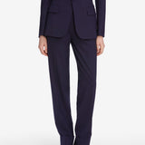 FRAME - The Cuffed Pleated Trouser -- Royal Purple