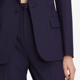 FRAME - The Cuffed Pleated Trouser -- Royal Purple