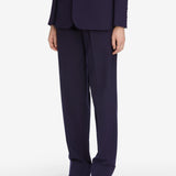 FRAME - The Cuffed Pleated Trouser -- Royal Purple