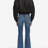 FRAME - The Nylon Bomber Jacket -- Black