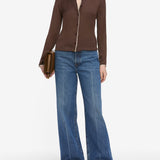 FRAME - The Slim Essential Shirt -- Coffee Multi