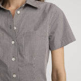 FRAME - The Check Seaside Shirt -- Coffee Multi