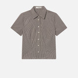 FRAME - The Check Seaside Shirt -- Coffee Multi