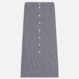 FRAME - The Check Skirt -- Navy Multi