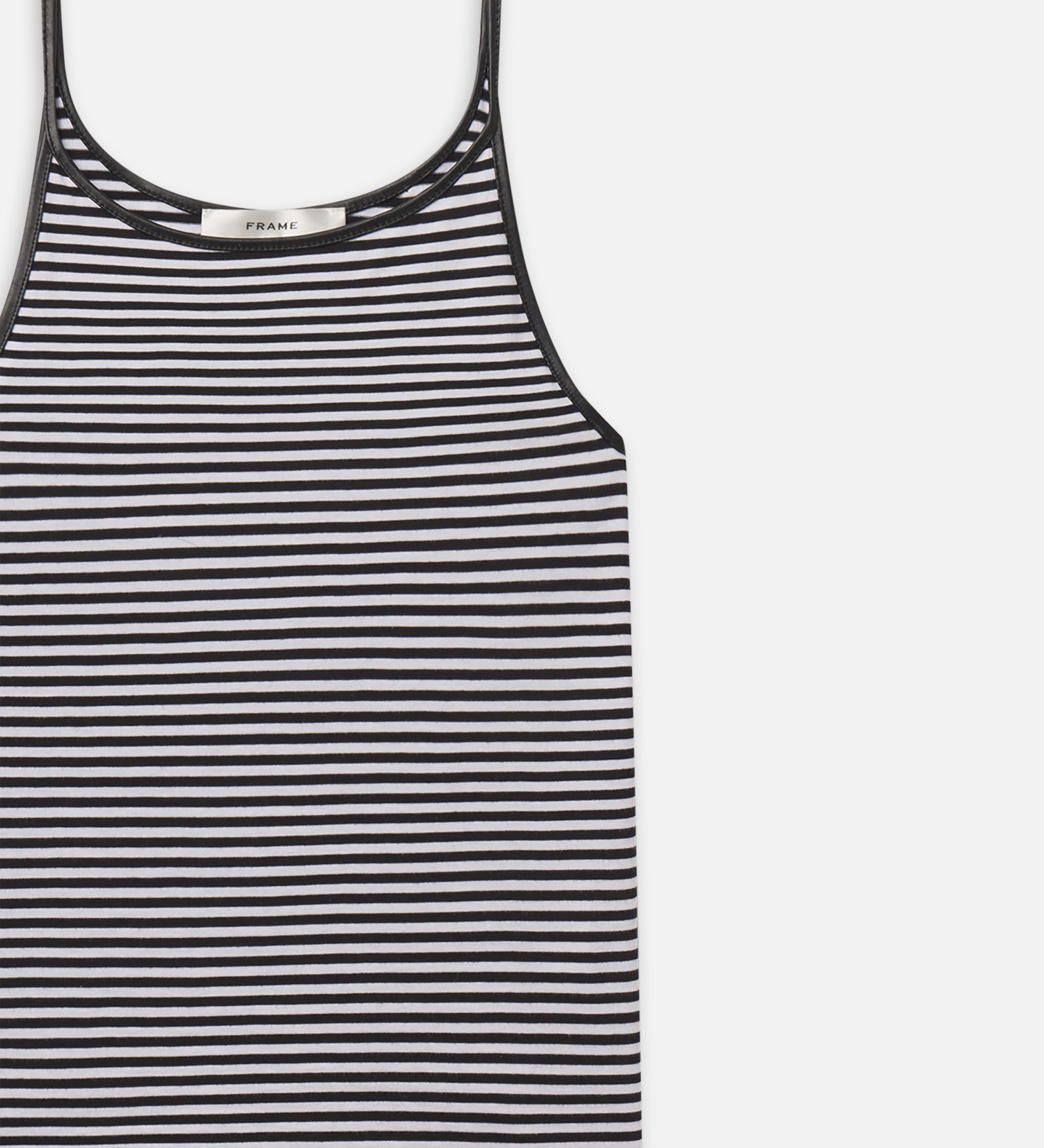 FRAME - The Leather Trim Tank