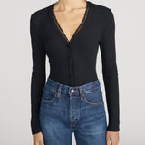 FRAME - The Rib Trim Cardi