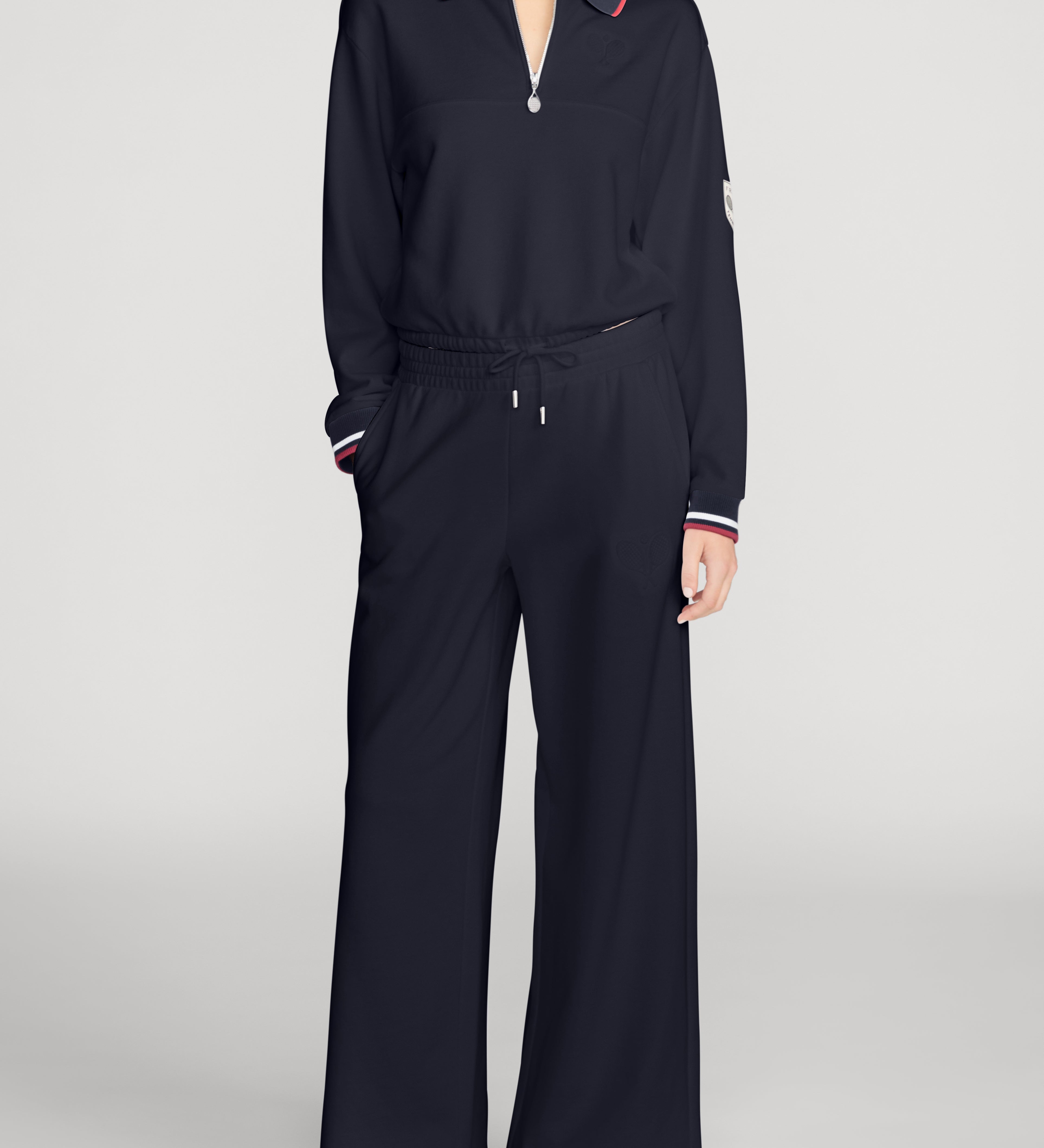 FRAME - The Tennis Wide Leg Sweatpant