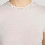 FRAME - The Contrast Stitch Baby Tee