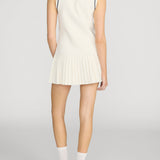 FRAME - The Tennis Pleated Mini Dress