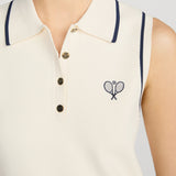 FRAME - The Tennis Pleated Mini Dress