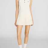 FRAME - The Tennis Pleated Mini Dress