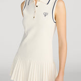 FRAME - The Tennis Pleated Mini Dress
