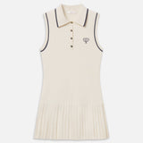 FRAME - The Tennis Pleated Mini Dress