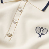 FRAME - The Tennis Pleated Mini Dress