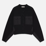 FRAME - The Contrast Cashmere Cardi
