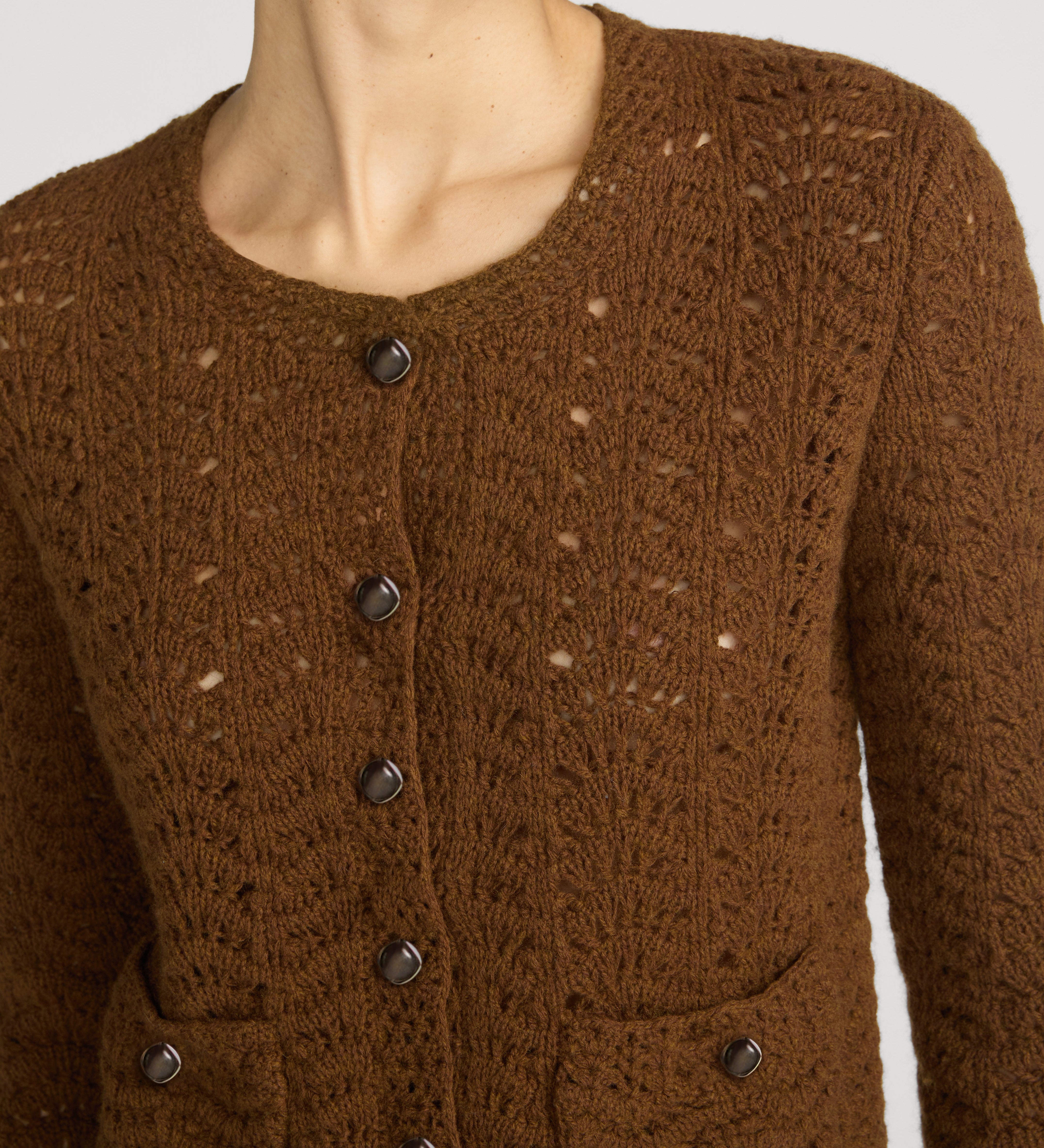 FRAME - The Chevron Knit Cardi