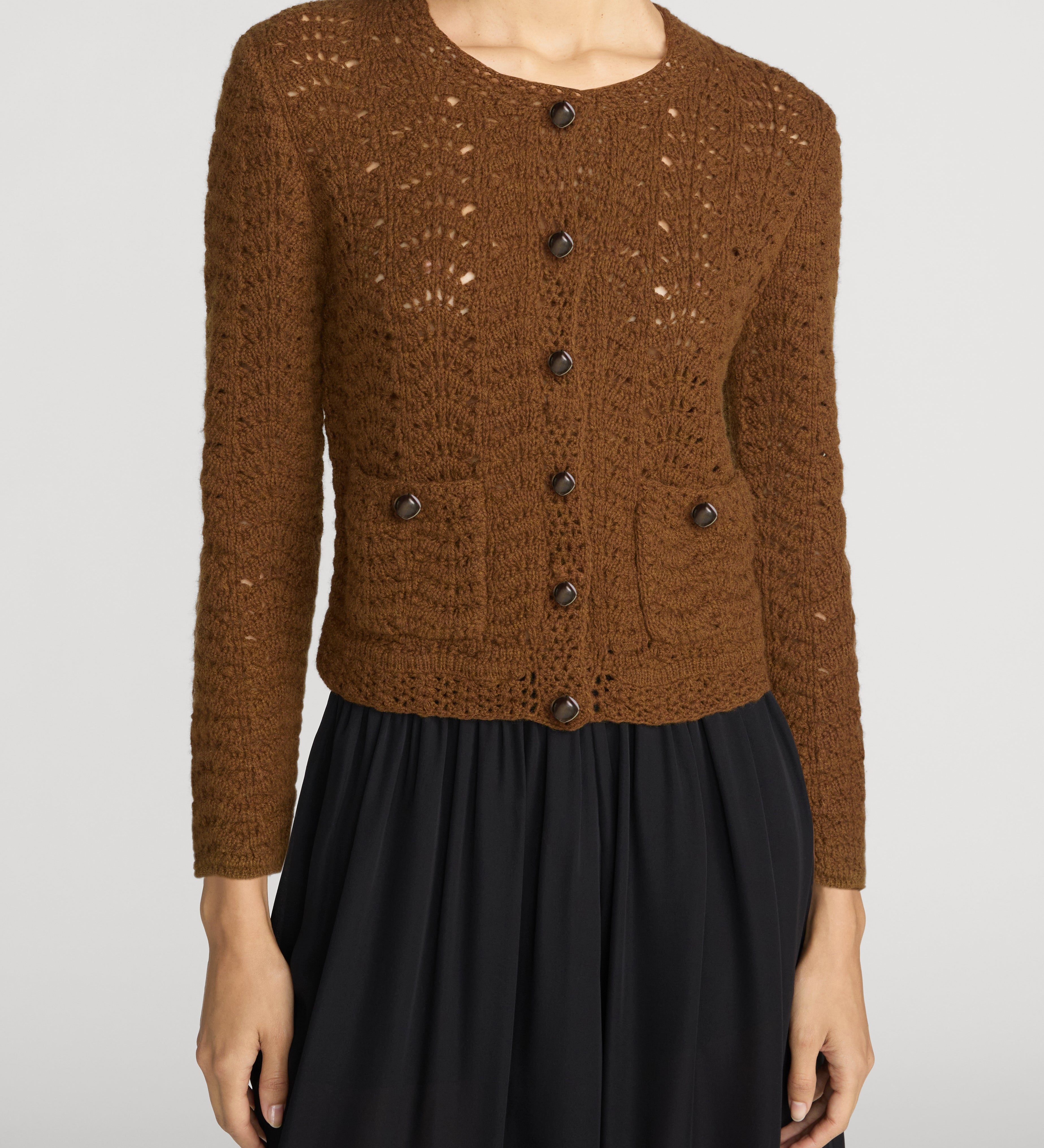 FRAME - The Chevron Knit Cardi