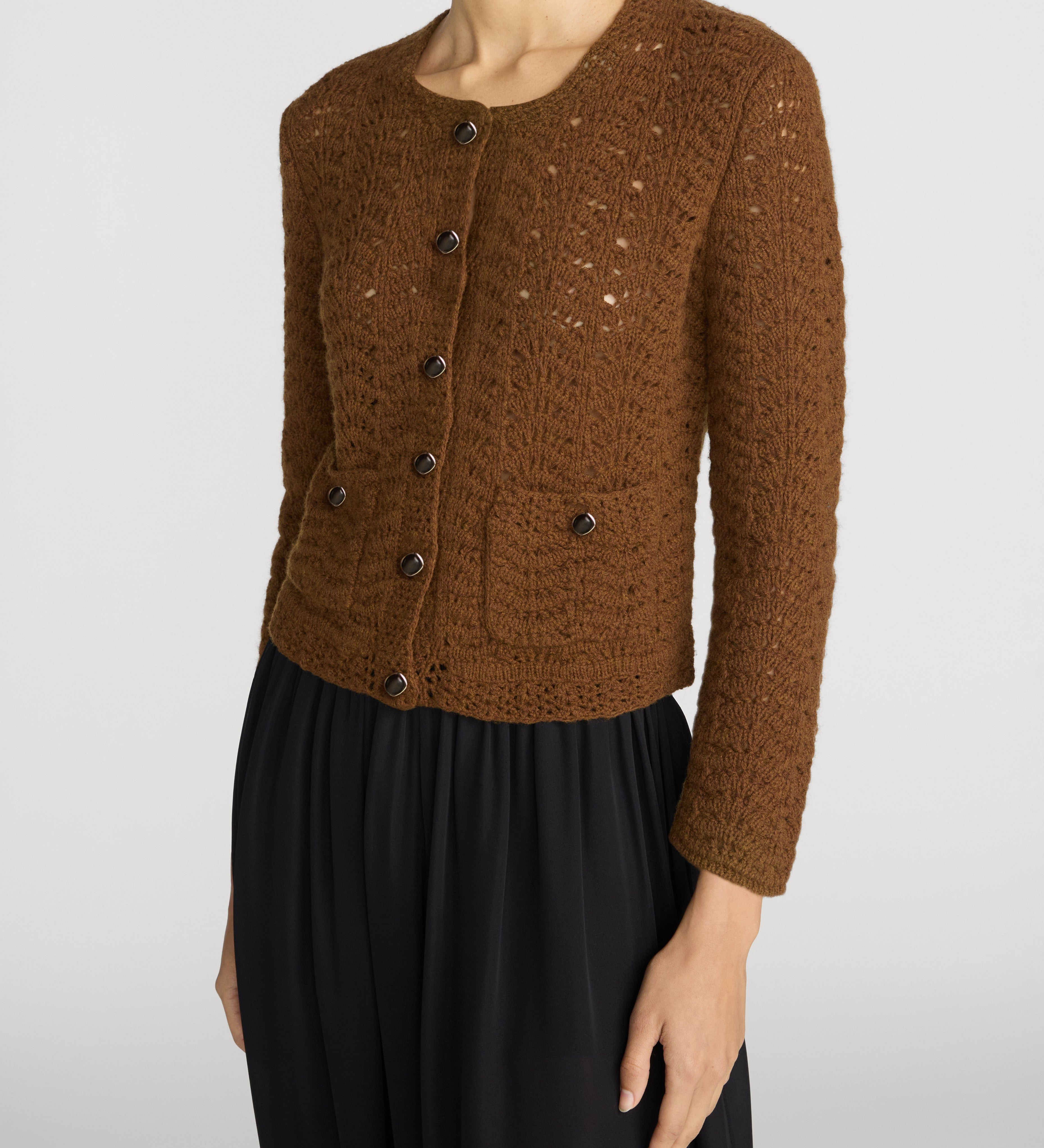 FRAME - The Chevron Knit Cardi