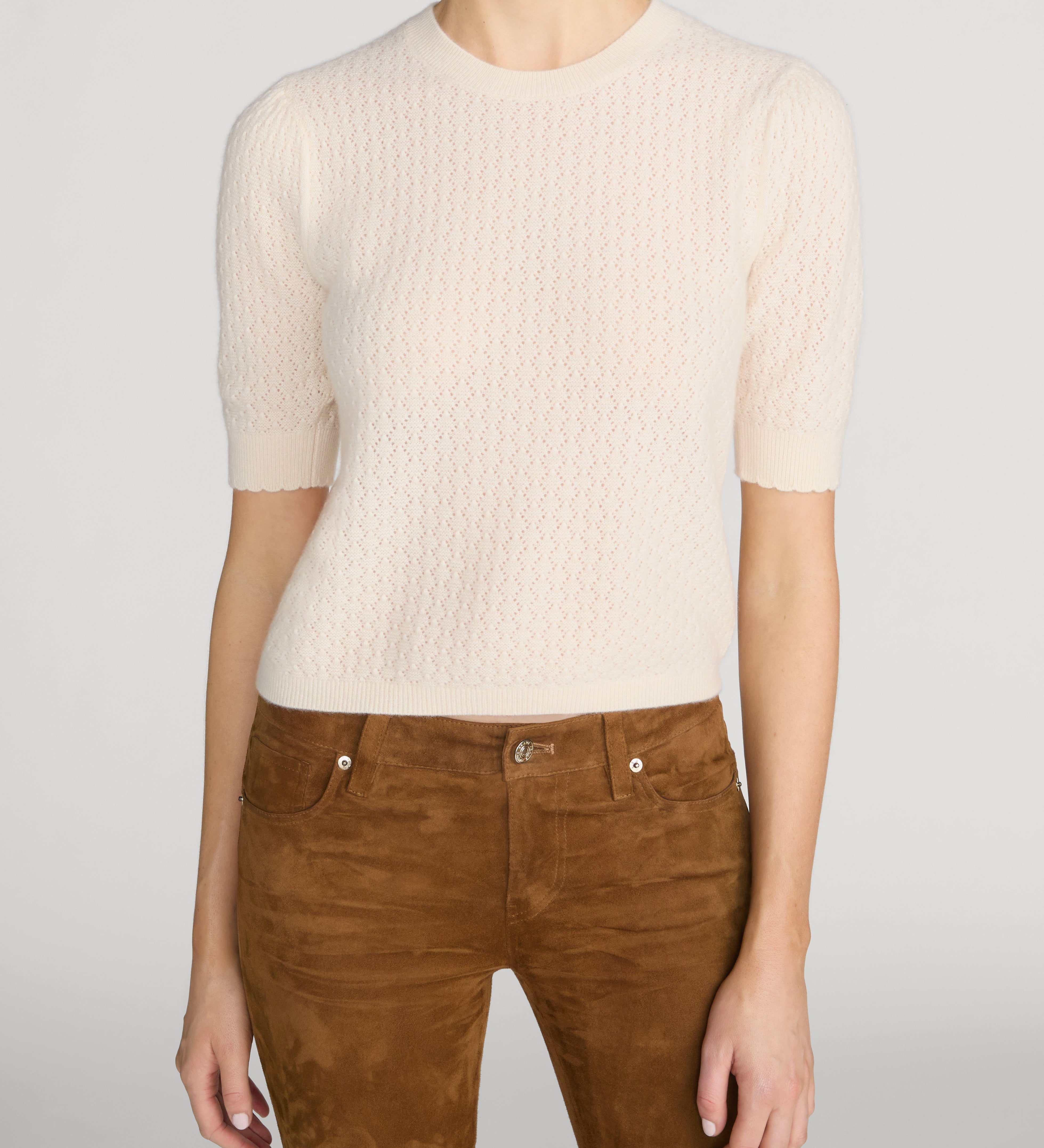 FRAME - The Gathered Honeycomb Sweater
