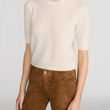 FRAME - The Gathered Honeycomb Sweater
