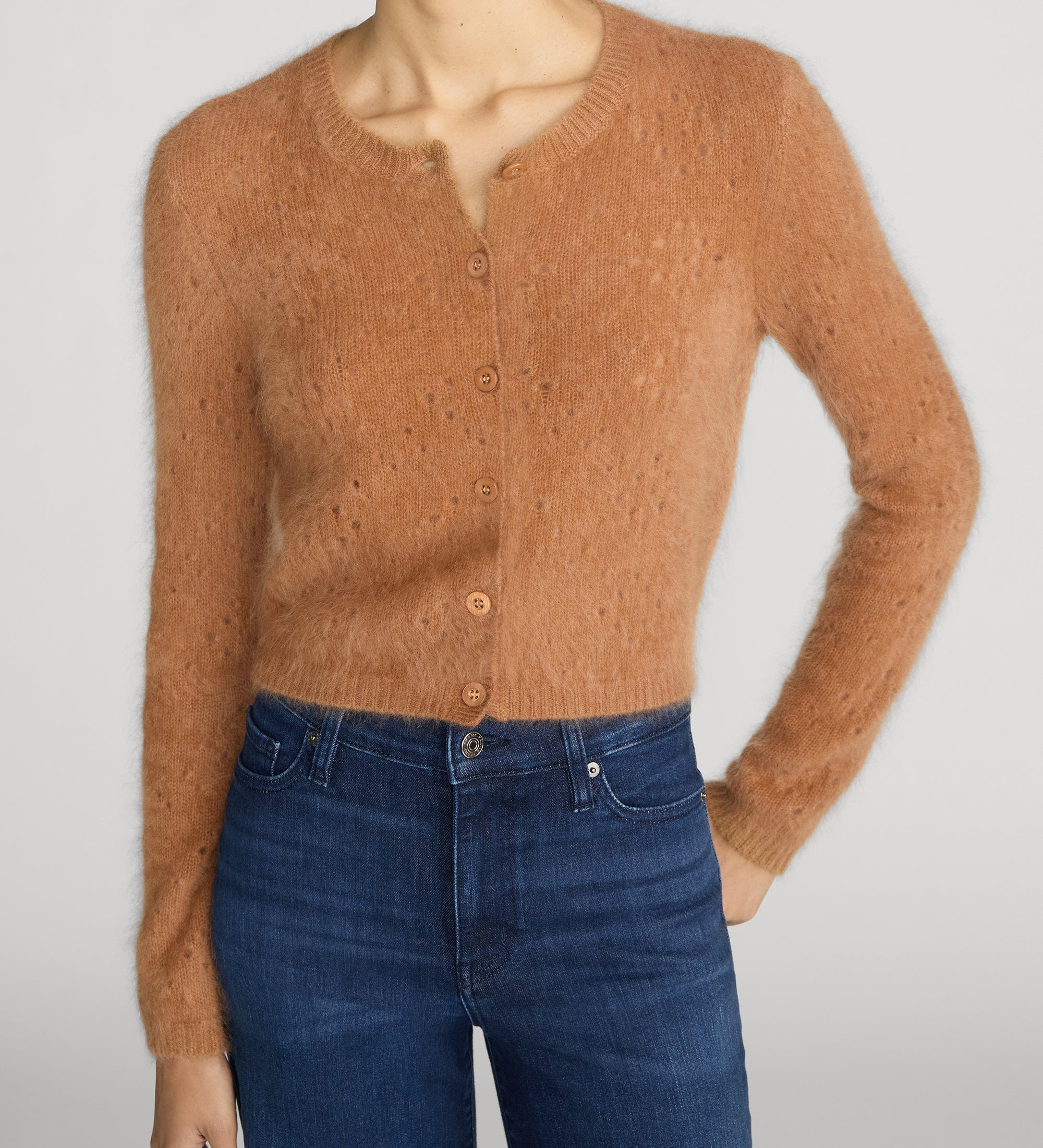 FRAME - The Cashmere Airy Teddy Cardi