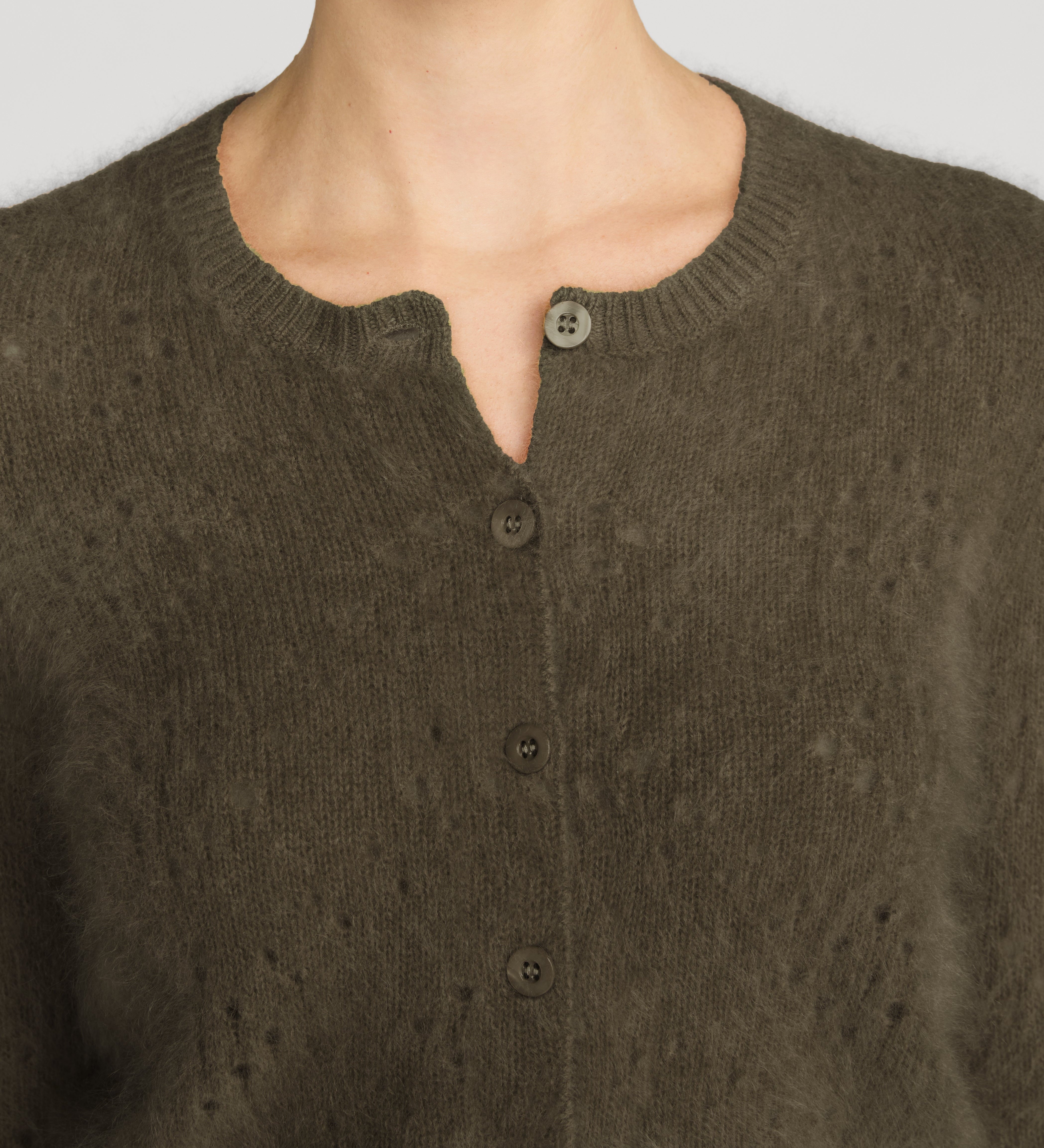 FRAME - The Cashmere Airy Teddy Cardi