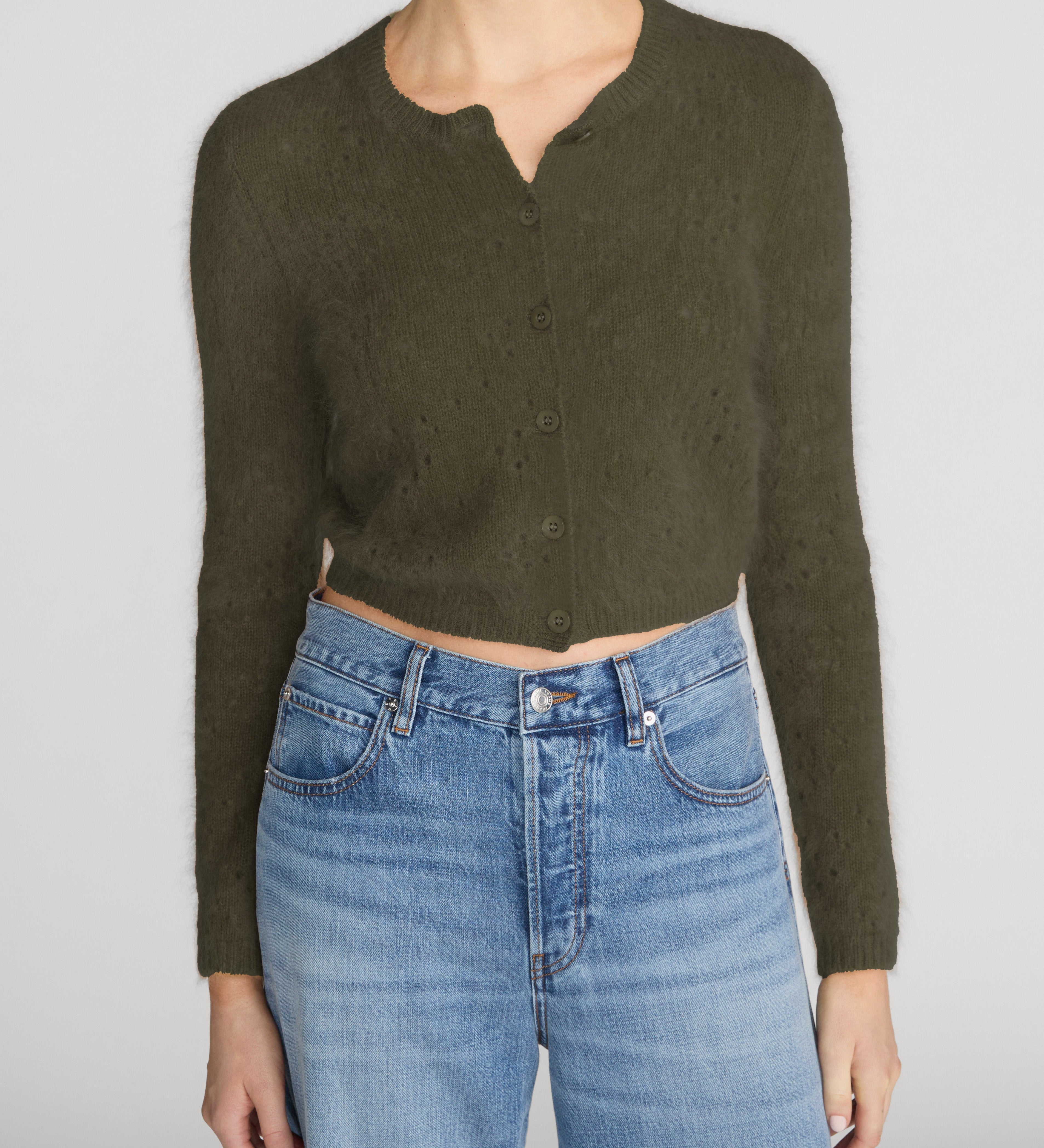 FRAME - The Cashmere Airy Teddy Cardi