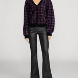 FRAME - The Brushed Houndstooth Cardi