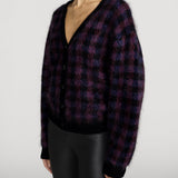 FRAME - The Brushed Houndstooth Cardi