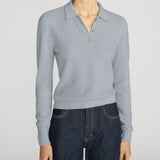 FRAME - The Long Sleeve Honeycomb Polo