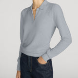 FRAME - The Long Sleeve Honeycomb Polo