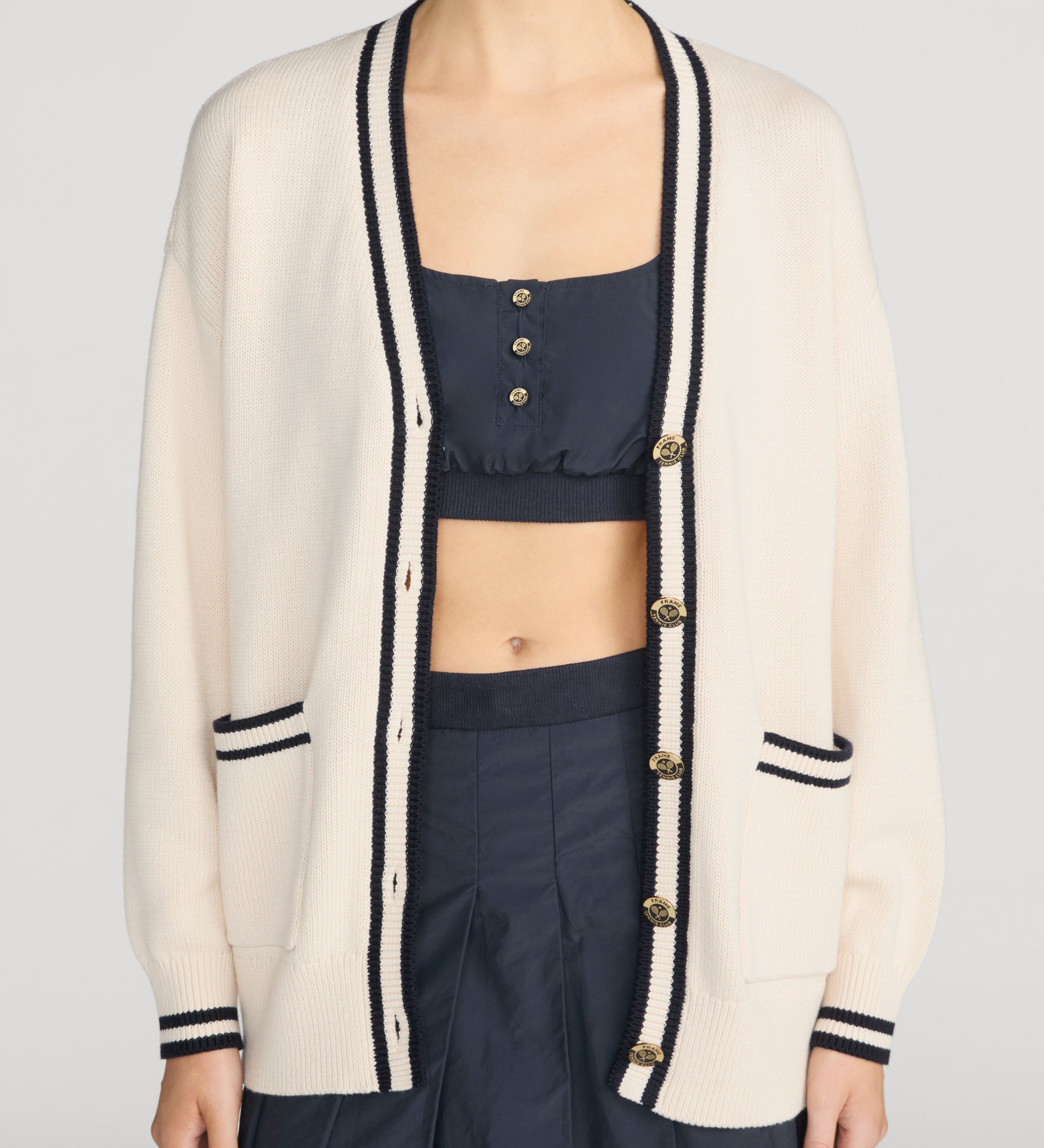 FRAME - The Tennis Oversized Cardigan
