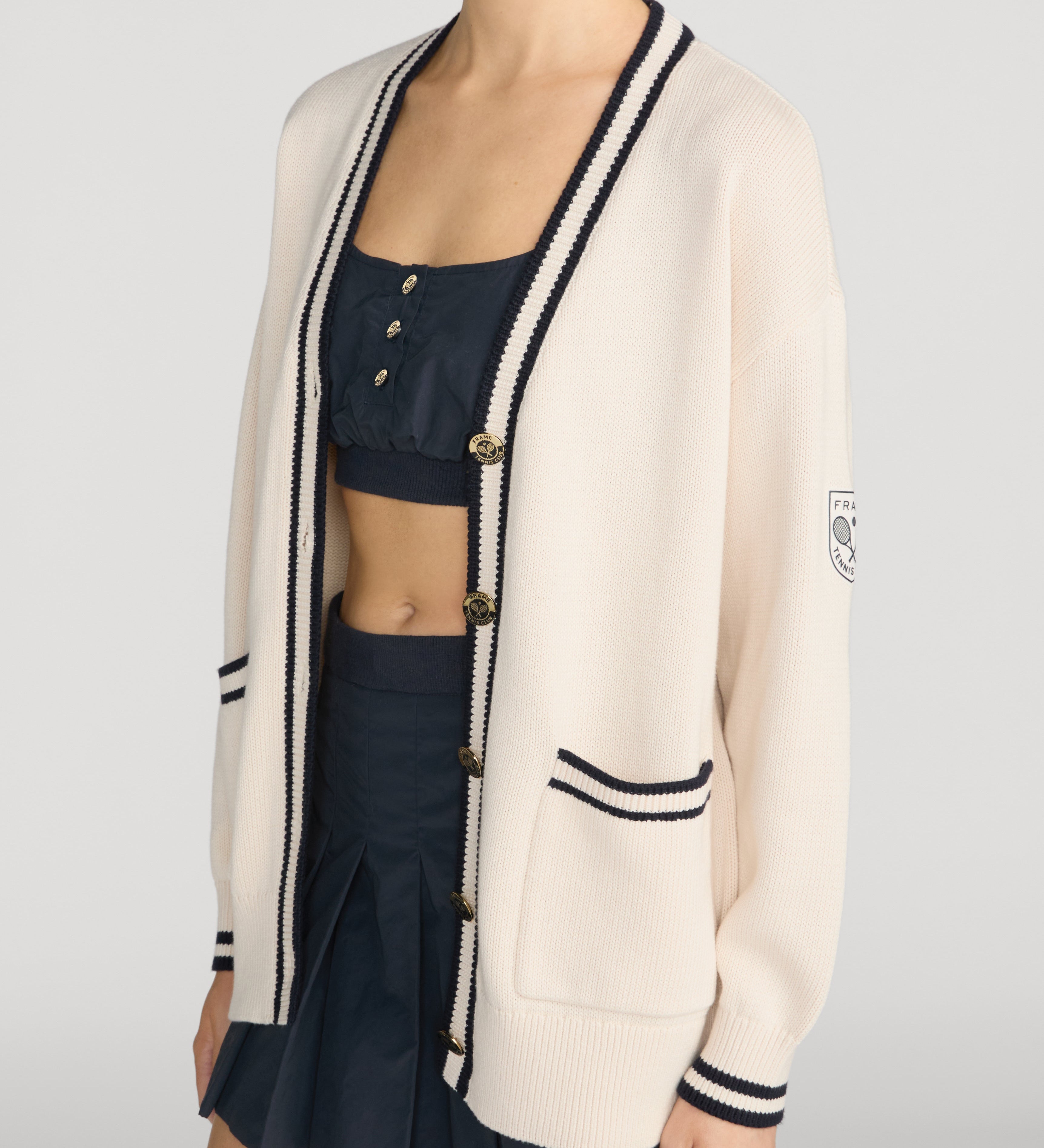 FRAME - The Tennis Oversized Cardigan