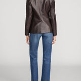 FRAME - The Femme Leather Blazer