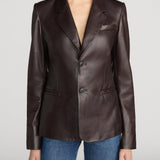 FRAME - The Femme Leather Blazer