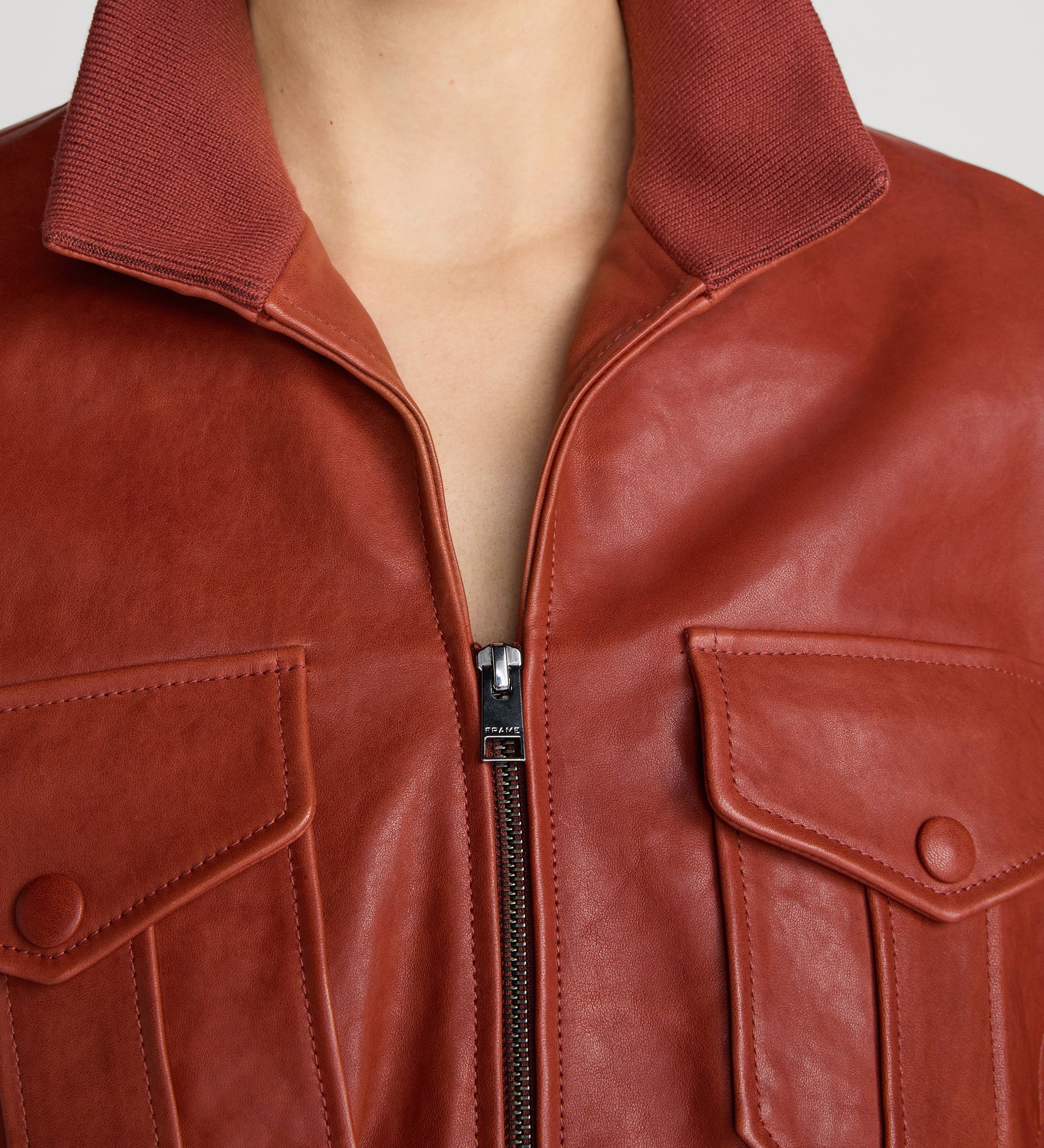 FRAME - The Leather Ace Jacket