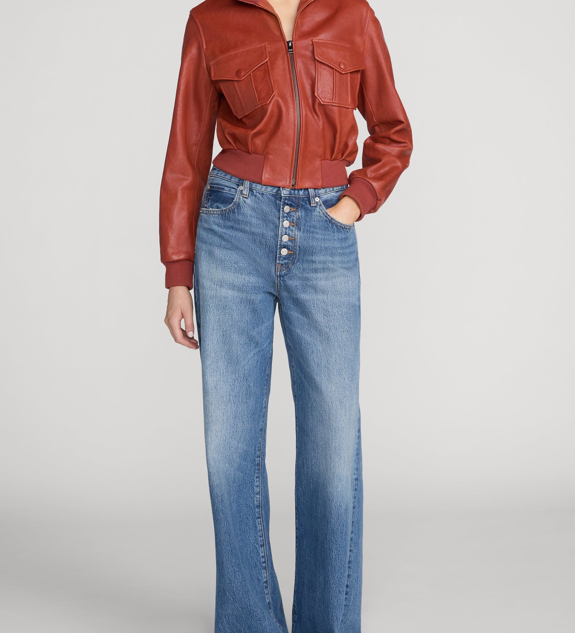 FRAME - The Leather Ace Jacket