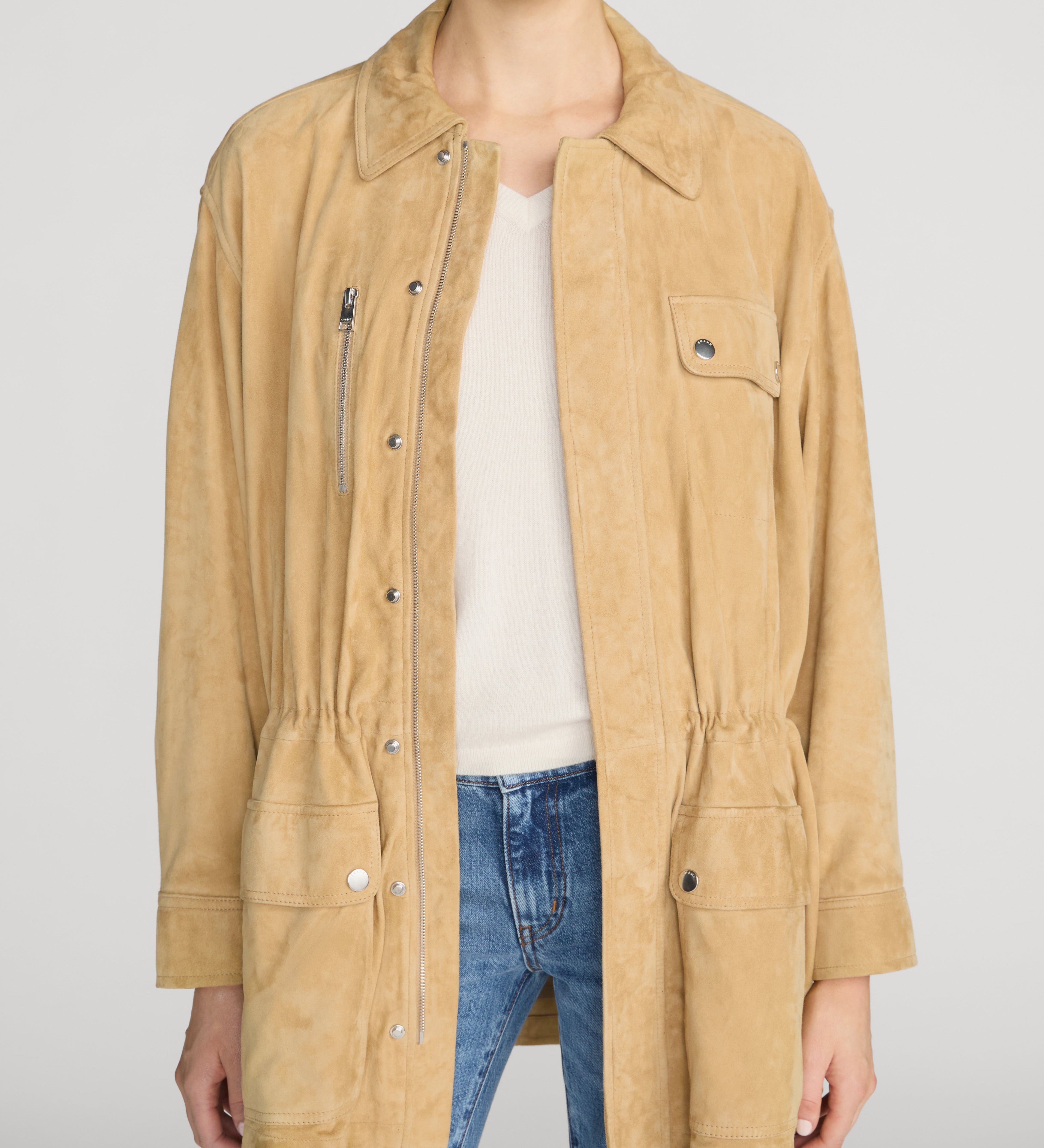 FRAME - The Suede Safari Jacket