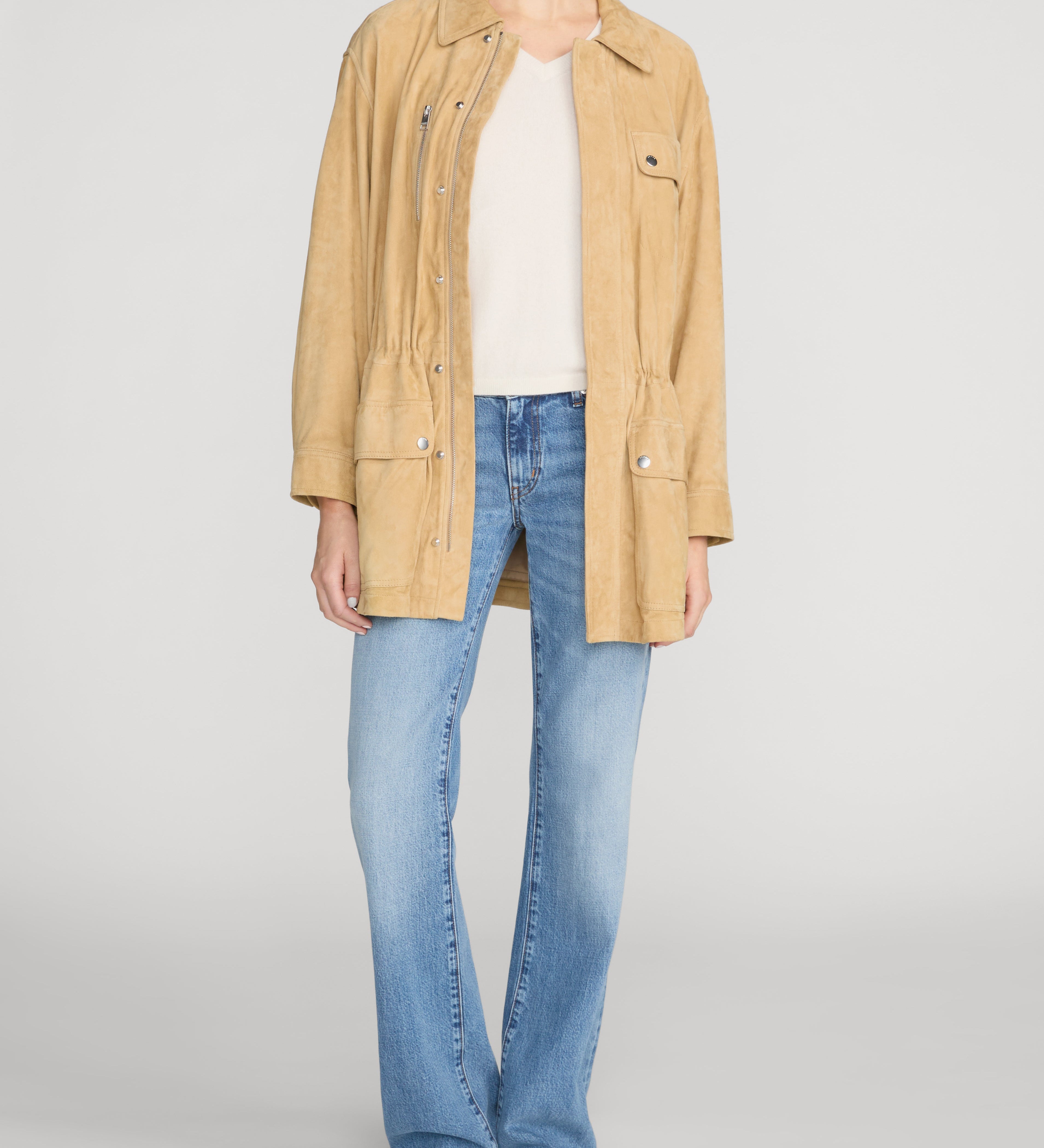 FRAME - The Suede Safari Jacket