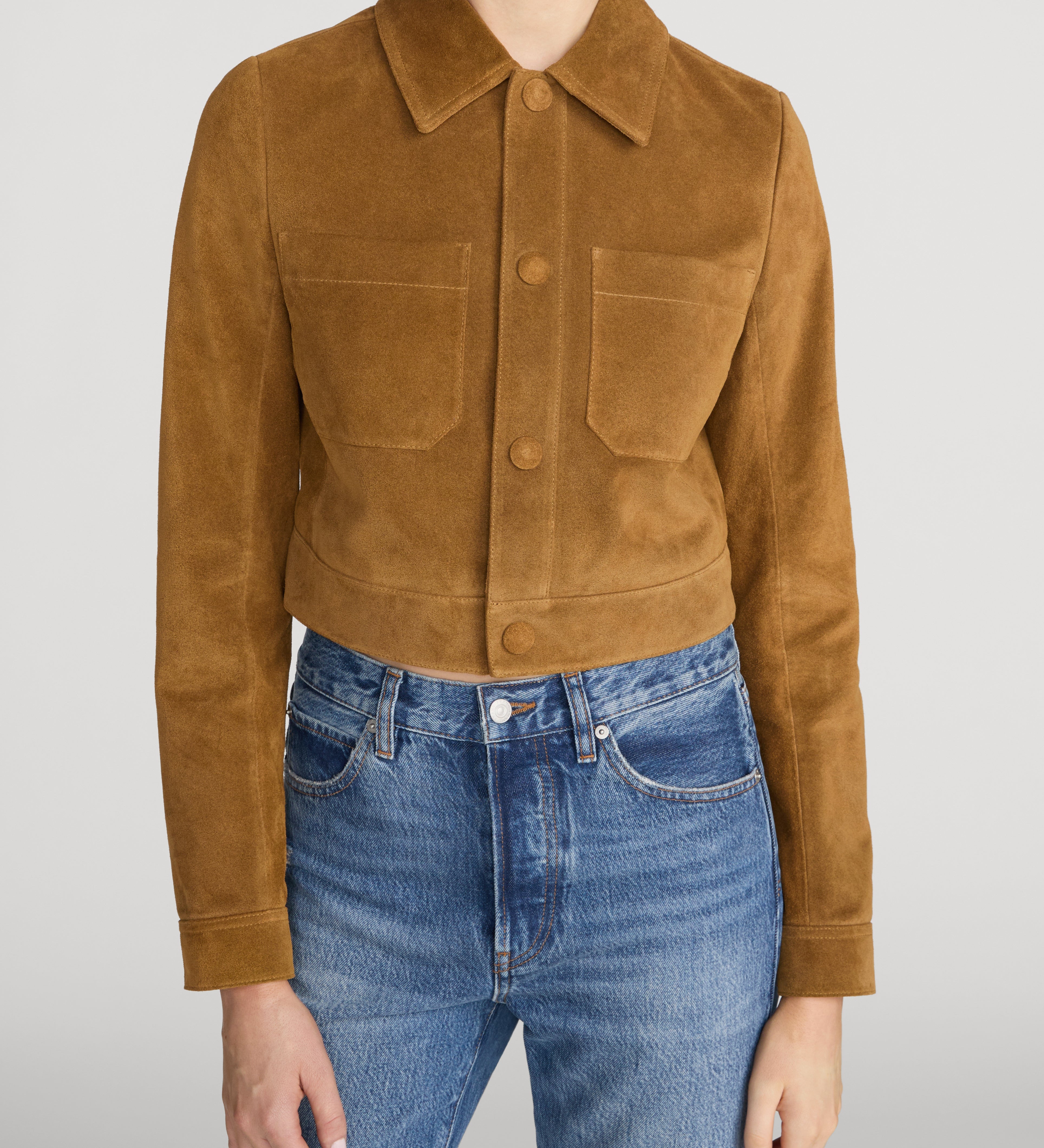 FRAME - The Suede Small Jacket