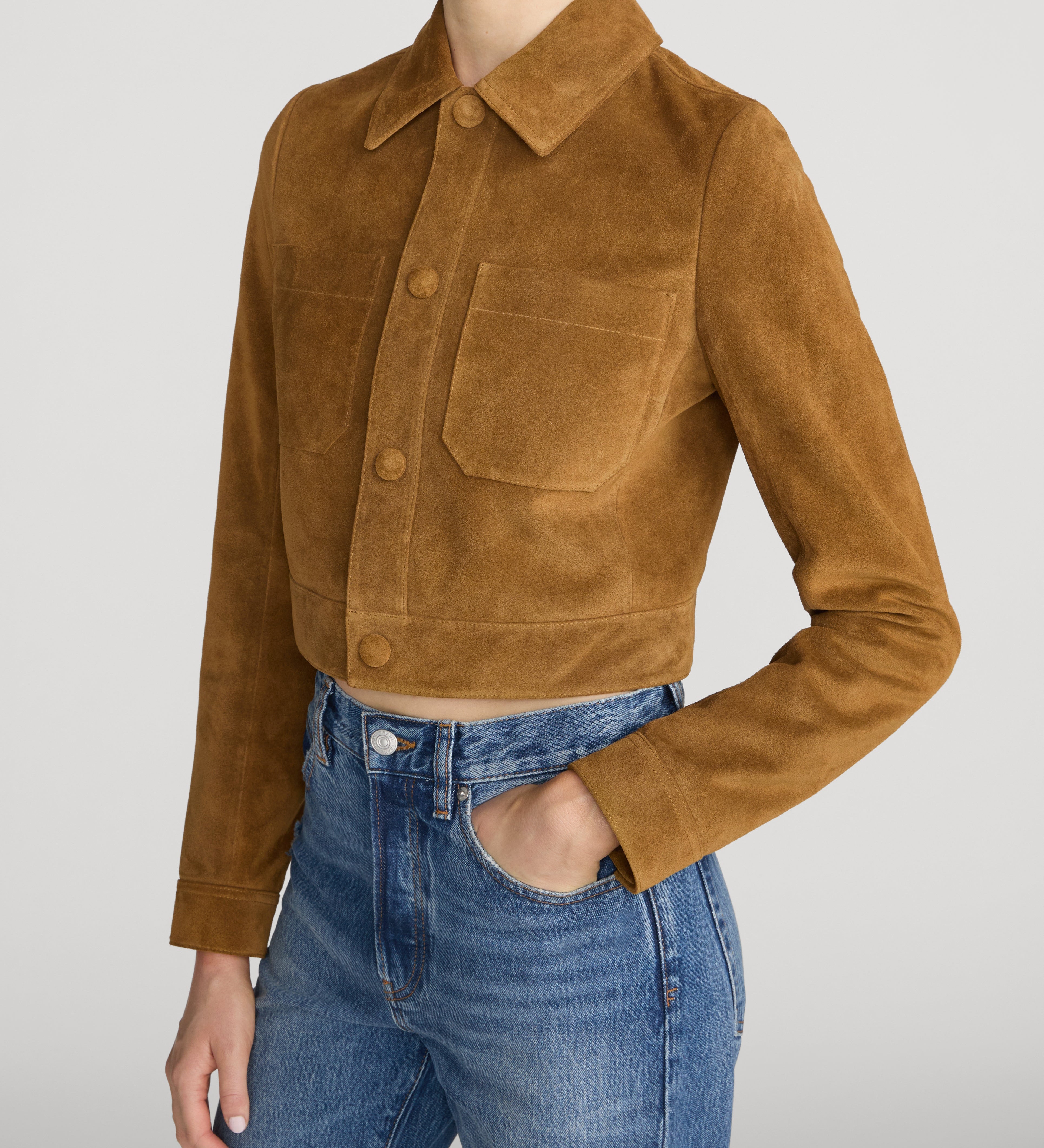 FRAME - The Suede Small Jacket
