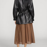 FRAME - The Paper Leather Safari Jacket