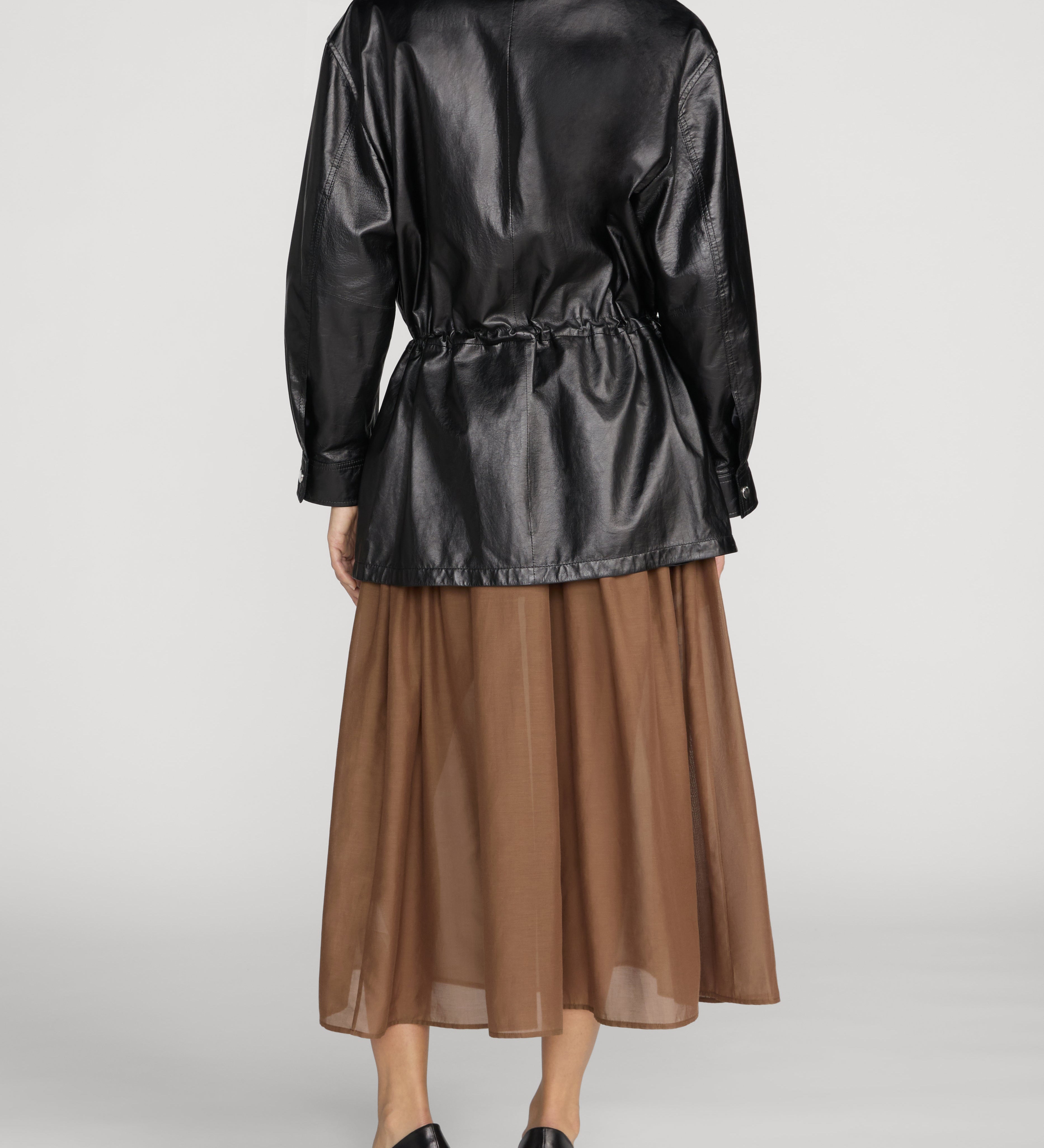 FRAME - The Paper Leather Safari Jacket